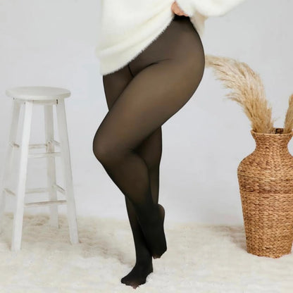 Curvenest Cozy Sheer Thermal Tights