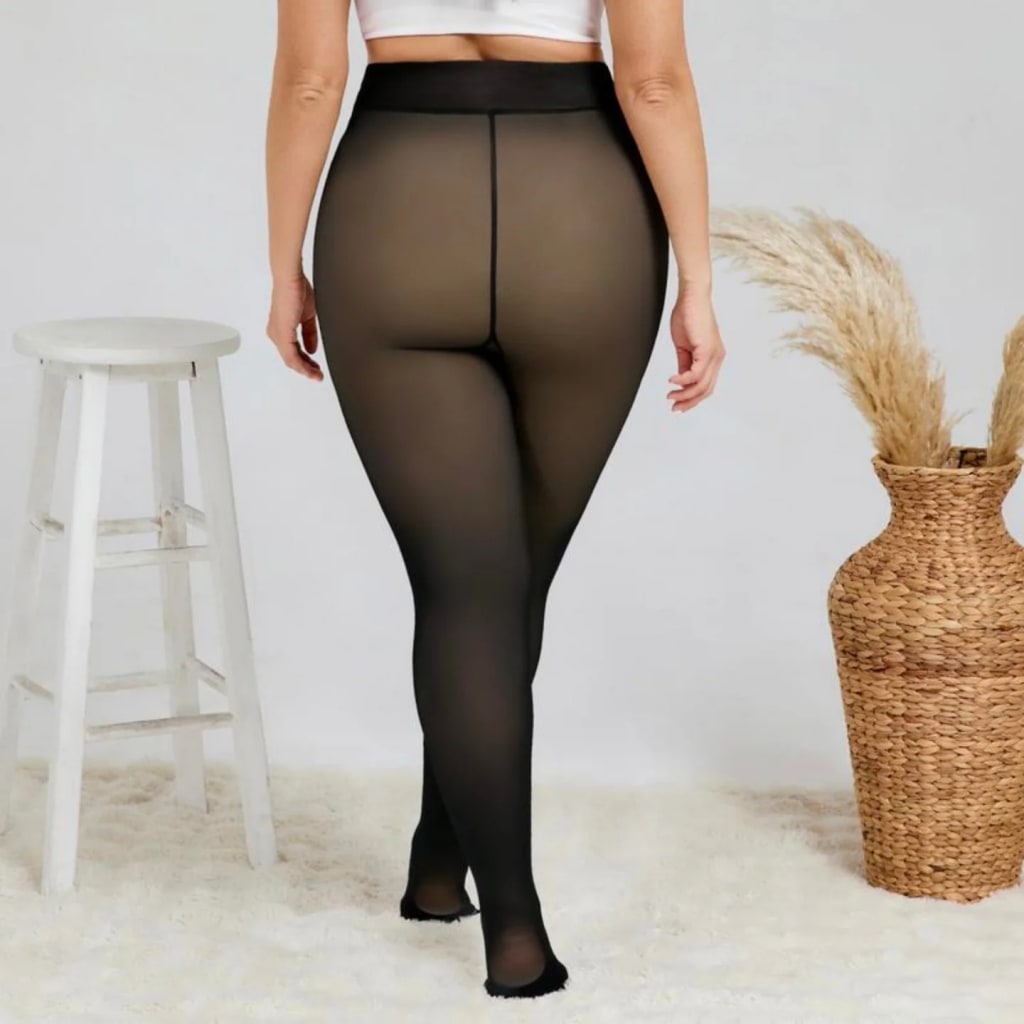 Curvenest Cozy Sheer Thermal Tights