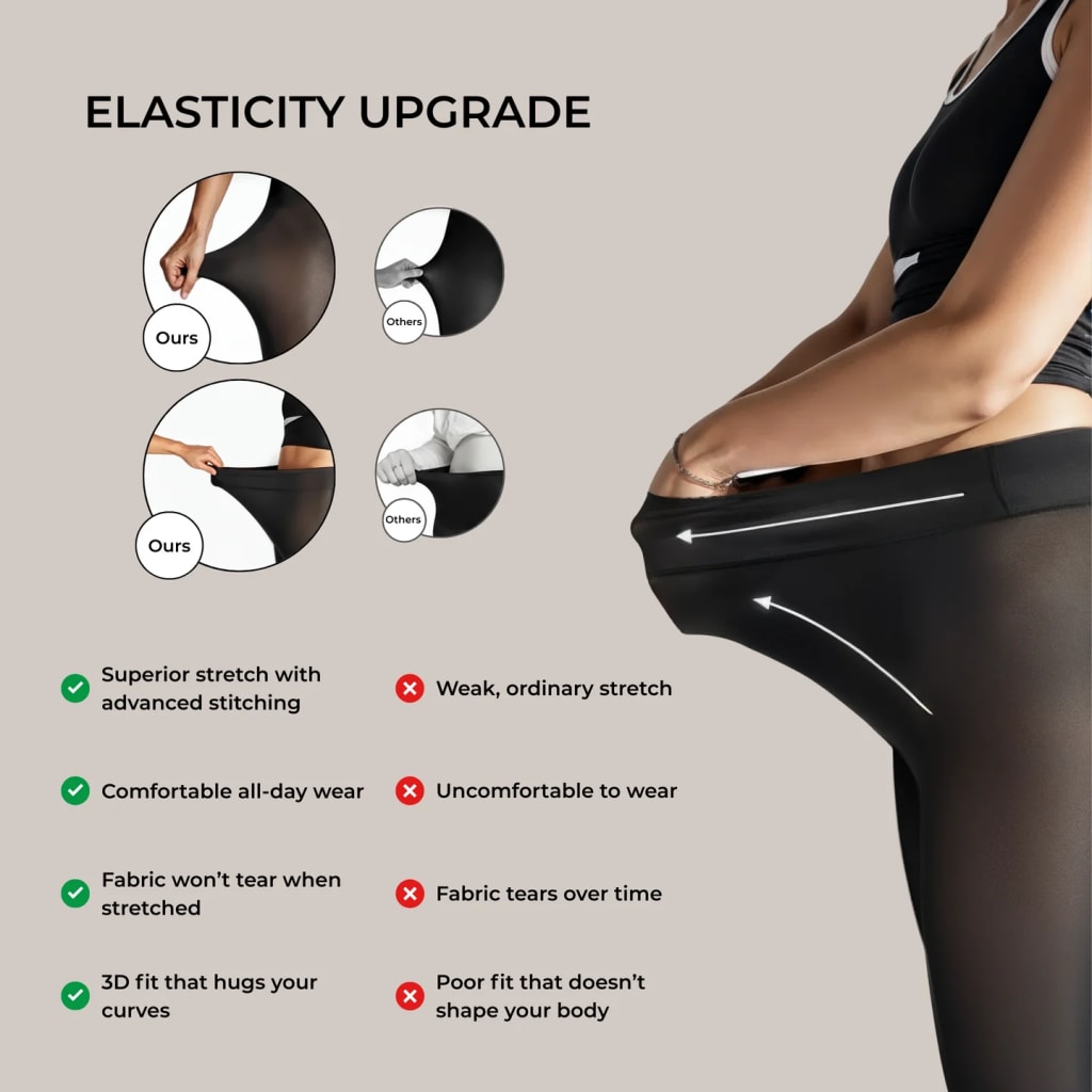 Curvenest Cozy Sheer Thermal Tights