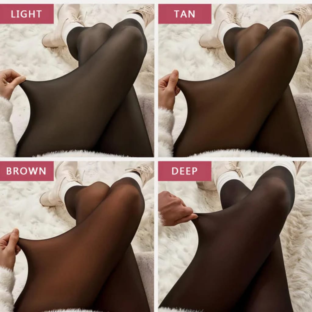 Curvenest Cozy Sheer Thermal Tights