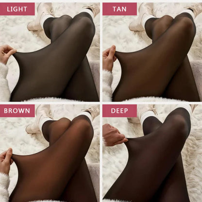 Curvenest Cozy Sheer Thermal Tights