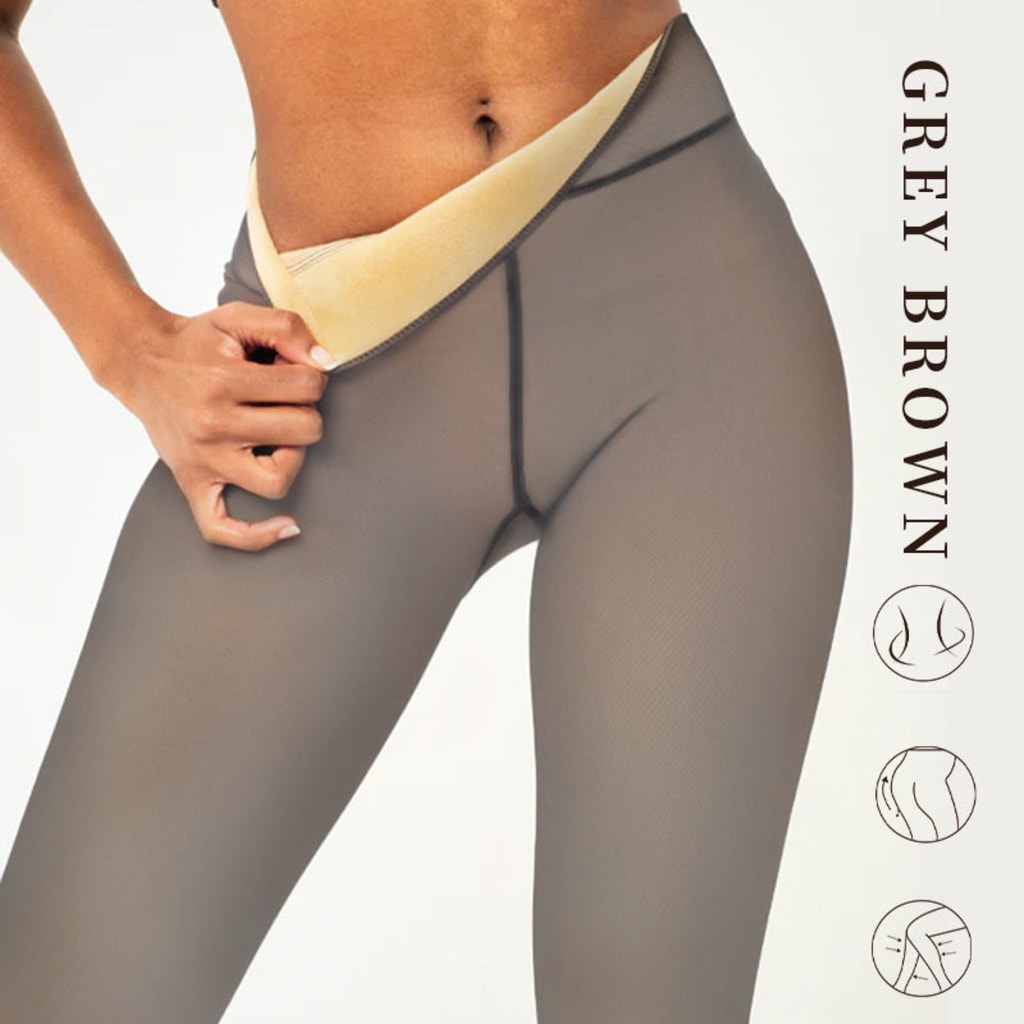 Curvenest Cozy Sheer Thermal Tights